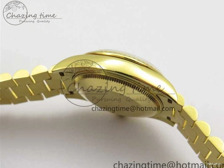 Best 31mm Malachite Bracelet EWF on Dial YG Daydate YG Edition 278288 Green ETA2688 President 0416